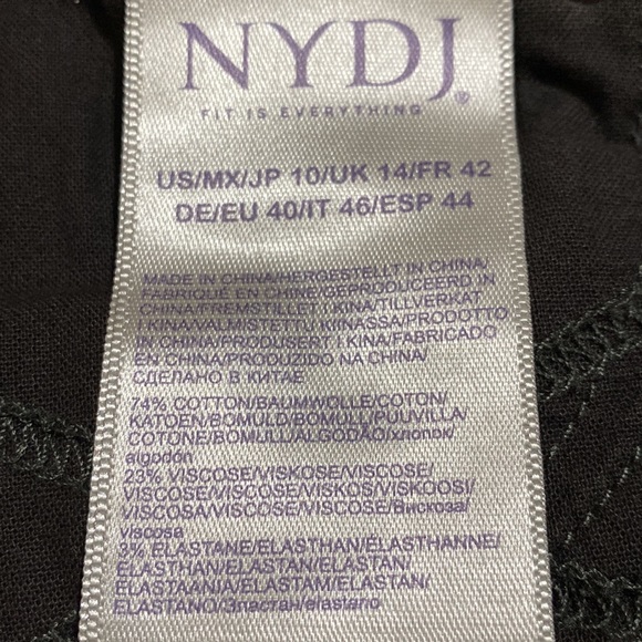 NYDJ Women Alina Legging Shadow Jag Size 10 NWT - Picture 12 of 13